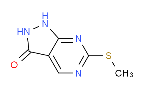 CAS No. 100047-42-5, 6-(Methylthio)-1H-pyrazolo[3,4-d]pyrimidin-3(2H)-one