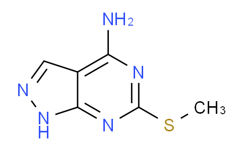 CAS No. 5444-29-1, 6-(Methylthio)-1H-pyrazolo[3,4-d]pyrimidin-4-amine
