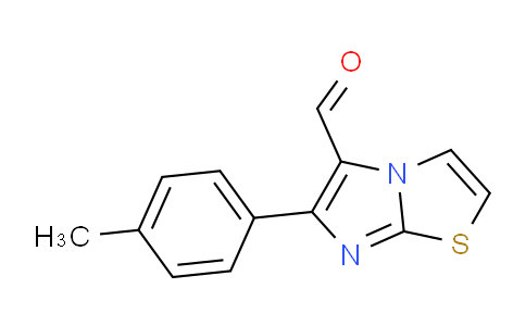 CAS No. 82588-42-9, 6-(p-Tolyl)imidazo[2,1-b]thiazole-5-carbaldehyde