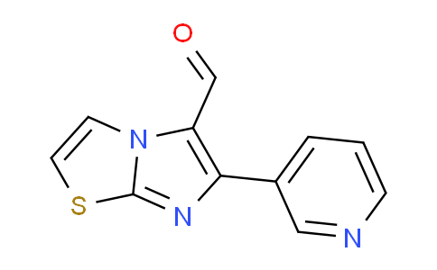 CAS No. 139359-79-8, 6-(Pyridin-3-yl)imidazo[2,1-b]thiazole-5-carbaldehyde