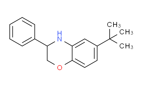 CAS No. 1707378-98-0, 6-(tert-Butyl)-3-phenyl-3,4-dihydro-2H-benzo[b][1,4]oxazine