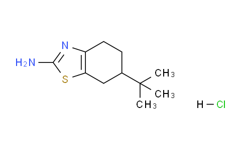 CAS No. 676348-27-9, 6-(tert-Butyl)-4,5,6,7-tetrahydrobenzo[d]thiazol-2-amine hydrochloride