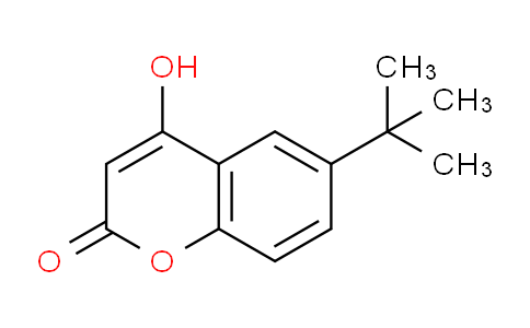 CAS No. 186255-65-2, 6-(tert-Butyl)-4-hydroxy-2H-chromen-2-one