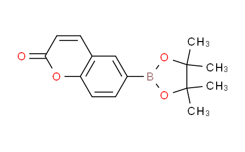 CAS No. 1408287-07-9, 6-(Tetramethyl-1,3,2-dioxaborolan-2-yl)-2H-chromen-2-one