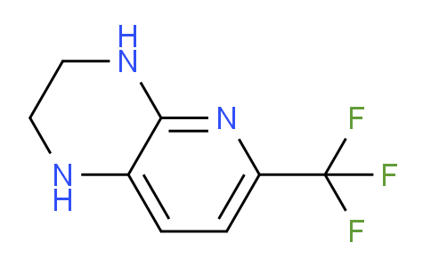 CAS No. 1260657-41-7, 6-(Trifluoromethyl)-1,2,3,4-tetrahydropyrido[2,3-b]pyrazine