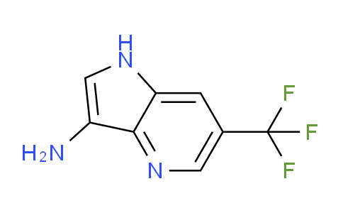 CAS No. 1190311-51-3, 6-(Trifluoromethyl)-1H-pyrrolo[3,2-b]pyridin-3-amine
