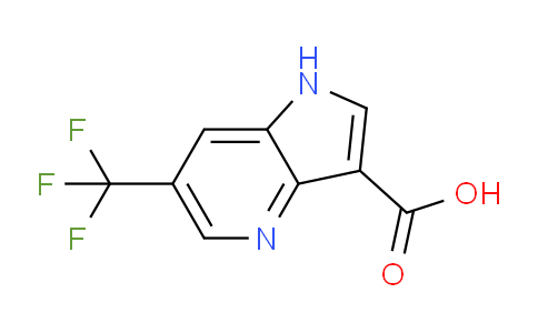 CAS No. 1190311-80-8, 6-(Trifluoromethyl)-1H-pyrrolo[3,2-b]pyridine-3-carboxylic acid