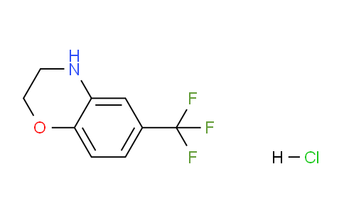 CAS No. 347-40-0, 6-(Trifluoromethyl)-3,4-dihydro-2H-benzo[b][1,4]oxazine hydrochloride