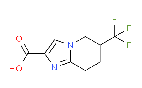 CAS No. 1774893-22-9, 6-(Trifluoromethyl)-5,6,7,8-tetrahydroimidazo[1,2-a]pyridine-2-carboxylic acid