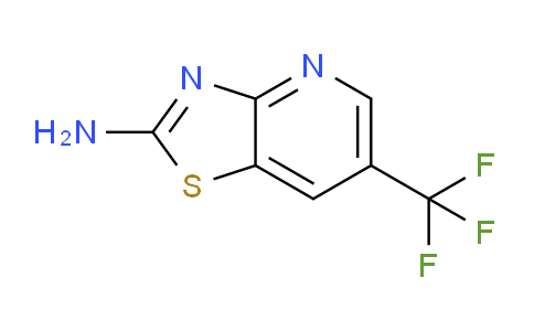 CAS No. 1206250-52-3, 6-(Trifluoromethyl)thiazolo[4,5-b]pyridin-2-amine