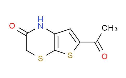 CAS No. 151095-12-4, 6-Acetyl-1H-thieno[2,3-b][1,4]thiazin-2(3H)-one