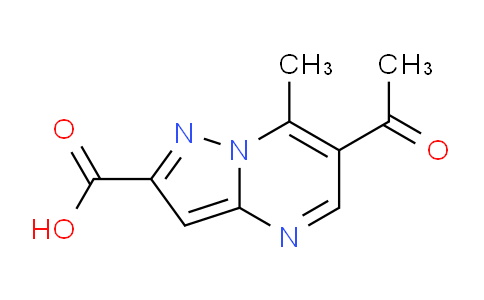 CAS No. 774183-57-2, 6-Acetyl-7-methylpyrazolo[1,5-a]pyrimidine-2-carboxylic acid