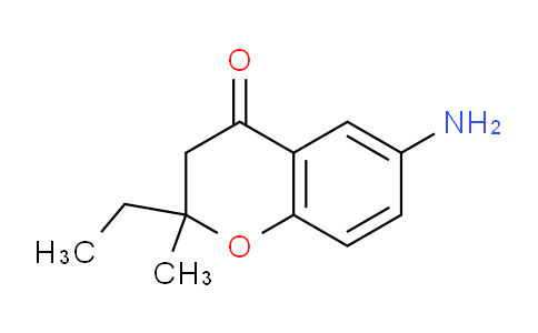CAS No. 886363-56-0, 6-Amino-2-ethyl-2-methylchroman-4-one