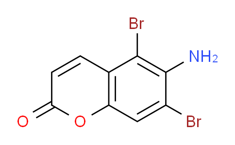 CAS No. 866475-81-2, 6-Amino-5,7-dibromo-2H-chromen-2-one