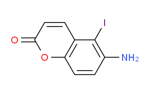 CAS No. 137881-27-7, 6-Amino-5-iodo-2H-chromen-2-one