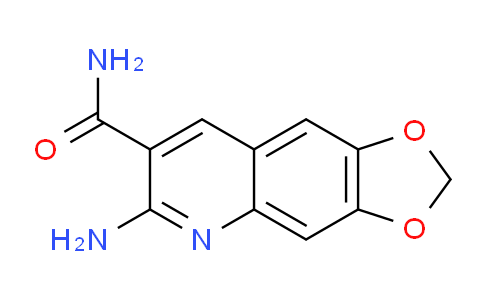 CAS No. 55149-47-8, 6-Amino-[1,3]dioxolo[4,5-g]quinoline-7-carboxamide