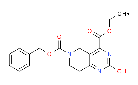 CAS No. 1350300-90-1, 6-Benzyl 4-ethyl 2-hydroxy-7,8-dihydropyrido[4,3-d]pyrimidine-4,6(5H)-dicarboxylate