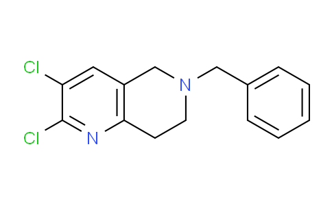 CAS No. 1774904-87-8, 6-Benzyl-2,3-dichloro-5,6,7,8-tetrahydro-1,6-naphthyridine