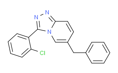 CAS No. 745826-93-1, 6-Benzyl-3-(2-chlorophenyl)-[1,2,4]triazolo[4,3-a]pyridine