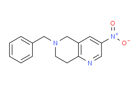 CAS No. 214699-24-8, 6-Benzyl-3-nitro-5,6,7,8-tetrahydro-1,6-naphthyridine