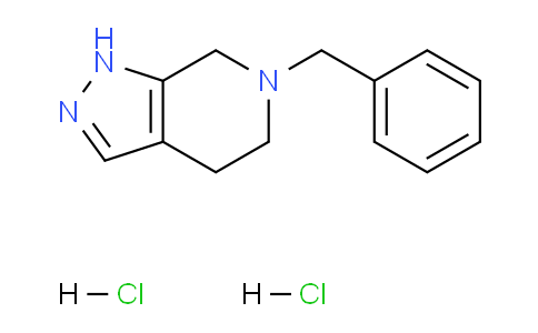 CAS No. 1337880-11-1, 6-Benzyl-4,5,6,7-tetrahydro-1H-pyrazolo[3,4-c]pyridine dihydrochloride