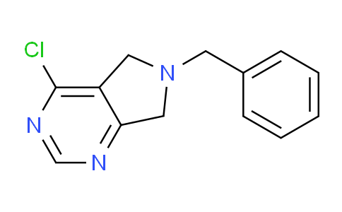 CAS No. 1190984-93-0, 6-Benzyl-4-chloro-6,7-dihydro-5H-pyrrolo[3,4-d]pyrimidine