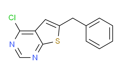 CAS No. 439692-63-4, 6-Benzyl-4-chlorothieno[2,3-d]pyrimidine
