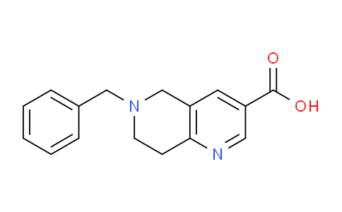 CAS No. 1443289-83-5, 6-Benzyl-5,6,7,8-tetrahydro-1,6-naphthyridine-3-carboxylic acid