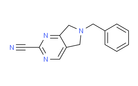CAS No. 1330754-92-1, 6-Benzyl-6,7-dihydro-5H-pyrrolo[3,4-d]pyrimidine-2-carbonitrile