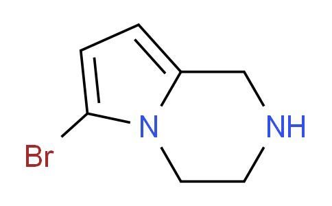 CAS No. 1174645-20-5, 6-Bromo-1,2,3,4-tetrahydropyrrolo[1,2-a]pyrazine