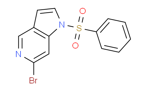 CAS No. 1227270-56-5, 6-Bromo-1-(phenylsulfonyl)-1H-pyrrolo[3,2-c]pyridine