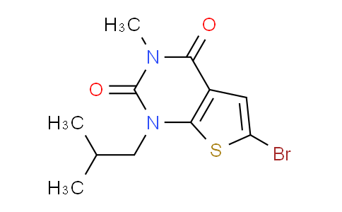 CAS No. 259862-18-5, 6-Bromo-1-isobutyl-3-methylthieno[2,3-d]pyrimidine-2,4(1H,3H)-dione