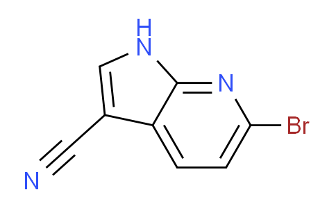 CAS No. 1260387-10-7, 6-Bromo-1H-pyrrolo[2,3-b]pyridine-3-carbonitrile