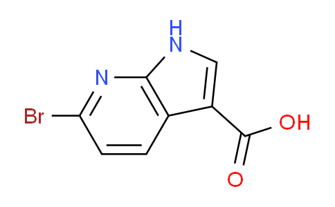 CAS No. 1190321-20-0, 6-Bromo-1H-pyrrolo[2,3-b]pyridine-3-carboxylic acid