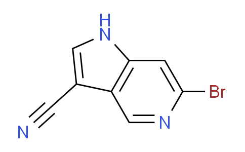 CAS No. 1260386-50-2, 6-Bromo-1H-pyrrolo[3,2-c]pyridine-3-carbonitrile