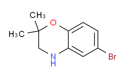 CAS No. 136545-05-6, 6-Bromo-2,2-dimethyl-3,4-dihydro-2H-benzo[b][1,4]oxazine