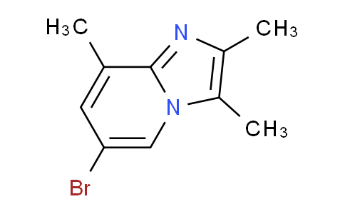 CAS No. 1215953-19-7, 6-Bromo-2,3,8-trimethylimidazo[1,2-a]pyridine