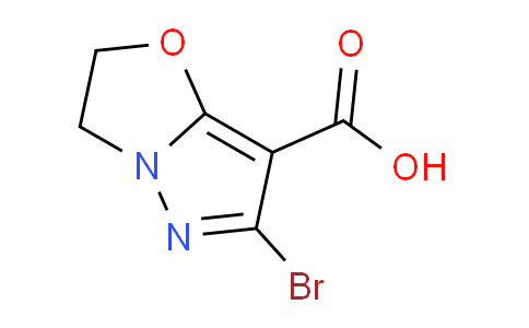 CAS No. 1780648-48-7, 6-Bromo-2,3-dihydropyrazolo[5,1-b]oxazole-7-carboxylic acid