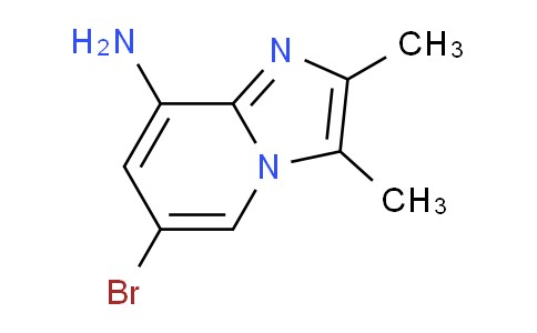 CAS No. 212268-15-0, 6-Bromo-2,3-dimethylimidazo[1,2-a]pyridin-8-ylamine
