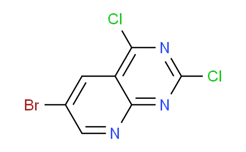 CAS No. 1234616-70-6, 6-Bromo-2,4-dichloropyrido[2,3-d]pyrimidine