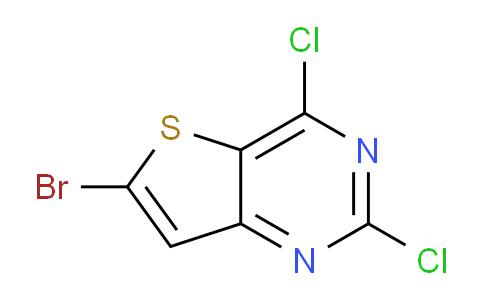 CAS No. 1311275-35-0, 6-Bromo-2,4-dichlorothieno[3,2-d]pyrimidine