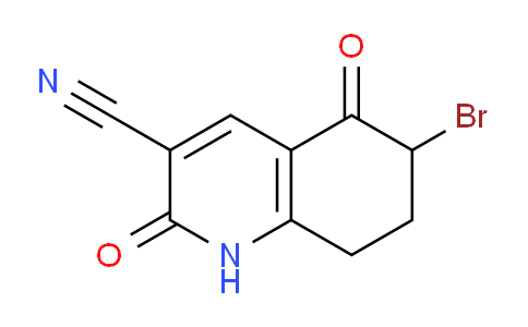 CAS No. 107955-83-9, 6-Bromo-2,5-dioxo-1,2,5,6,7,8-hexahydroquinoline-3-carbonitrile