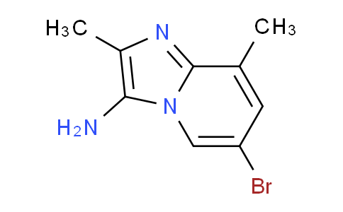 CAS No. 1216278-42-0, 6-Bromo-2,8-dimethylimidazo[1,2-a]pyridin-3-amine