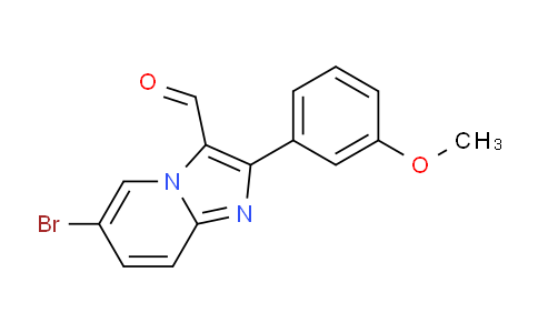 CAS No. 524724-77-4, 6-Bromo-2-(3-methoxyphenyl)imidazo[1,2-a]pyridine-3-carbaldehyde