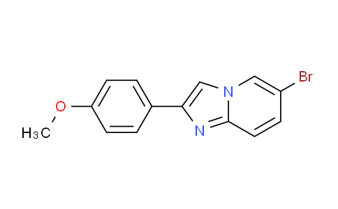 CAS No. 452967-40-7, 6-Bromo-2-(4-methoxyphenyl)imidazo[1,2-a]pyridine