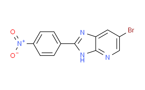 CAS No. 332419-75-7, 6-Bromo-2-(4-nitrophenyl)-3H-imidazo[4,5-b]pyridine