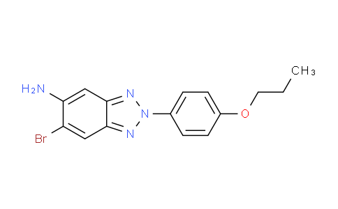 CAS No. 1706450-07-8, 6-Bromo-2-(4-propoxyphenyl)-2H-benzo[d][1,2,3]triazol-5-amine