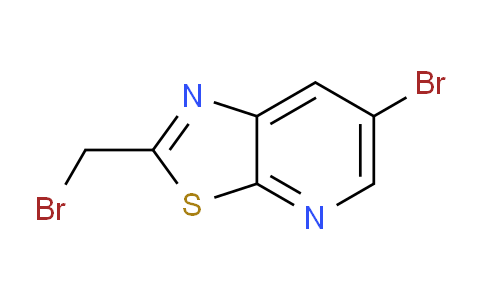 CAS No. 951123-03-8, 6-Bromo-2-(bromomethyl)thiazolo[5,4-b]pyridine