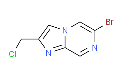 CAS No. 1208084-30-3, 6-Bromo-2-(chloromethyl)imidazo[1,2-a]pyrazine