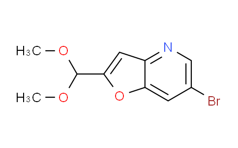 CAS No. 1186311-21-6, 6-Bromo-2-(dimethoxymethyl)furo[3,2-b]pyridine